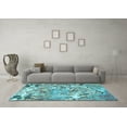 thumbnail image 3 of Ahgly Company Indoor Rectangle Animal Light Blue Traditional Area Rugs, 8' x 10', 3 of 4