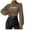 Brown, variant on Lovskoo 2024 Cropped Sweaters for Women Winter Trendy Cut Out Long Sleeve Turtleneck Sweater Top Pink