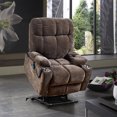 thumbnail image 4 of RONSHIN Dual Motor Power Lift Recliner Chair with Heating & Massage - Living Room Sofa, 4 of 4