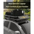 thumbnail image 4 of EDTara Roof Rack Basket, 200 lb Capacity Universal Rooftop Cargo Carrier, Heavy-Duty Luggage Rack for SUV, Truck & Crossover, 4 of 6