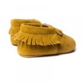 thumbnail image 3 of Baby Infant Tassel Shoes Toddler Slip-on Soft Sole Leather Pre-Walkers, 3 of 5