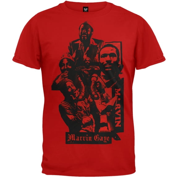 Marvin Gaye Men's Collage Short Sleeve T Shirt