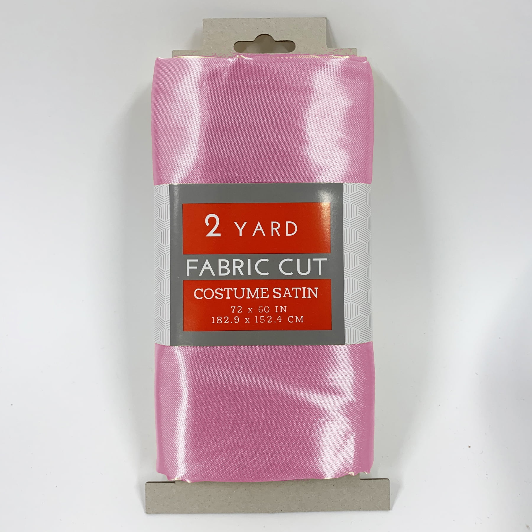 Shason Textile Special Occasion Costume Satin 2 Yards Precut Fabric, Light Pink