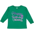 thumbnail image 3 of Inktastic Purple Happy Birthday Mommy Boys or Girls Long Sleeve Toddler T-Shirt, 3 of 5