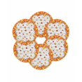 thumbnail image 7 of 15 Inch Round Placemats Set of 6, Orange Fall Non Slip Heat Insulation PP Table Mats, Vintage Maple Leaf Pumpkins Thanksgiving Washable Place Mats for Kitchen Dining Party Table Decor, 7 of 7