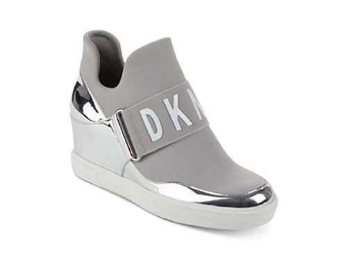 DKNY Cosmos Platform Sneakers Grey Size 