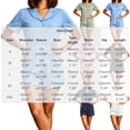 thumbnail image 4 of yillto Pajamas Set for Womens Button down Short Sleeve Tops and Shorts Cute Ruffled Pjs Sets Sleepwear, 4 of 5