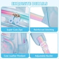 thumbnail image 6 of DAKIMOE Fashion Clear Backpack For School Women School Bookbag Heavy Duty Transparent Backpack, Clear Bookbag, 6 of 8