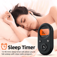 thumbnail image 3 of Personal Pocket Radio AM/FM Rechargeable Radio with Long Battery Life, Stereo Headphones, Sleep Timer, 3 of 7