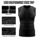 thumbnail image 3 of Camiseta sin mangas de compresión para hombre, paquete de 3, chaleco de ajuste de secado rápido que Abanopi Hombres chaleco deportivo, 3 of 7