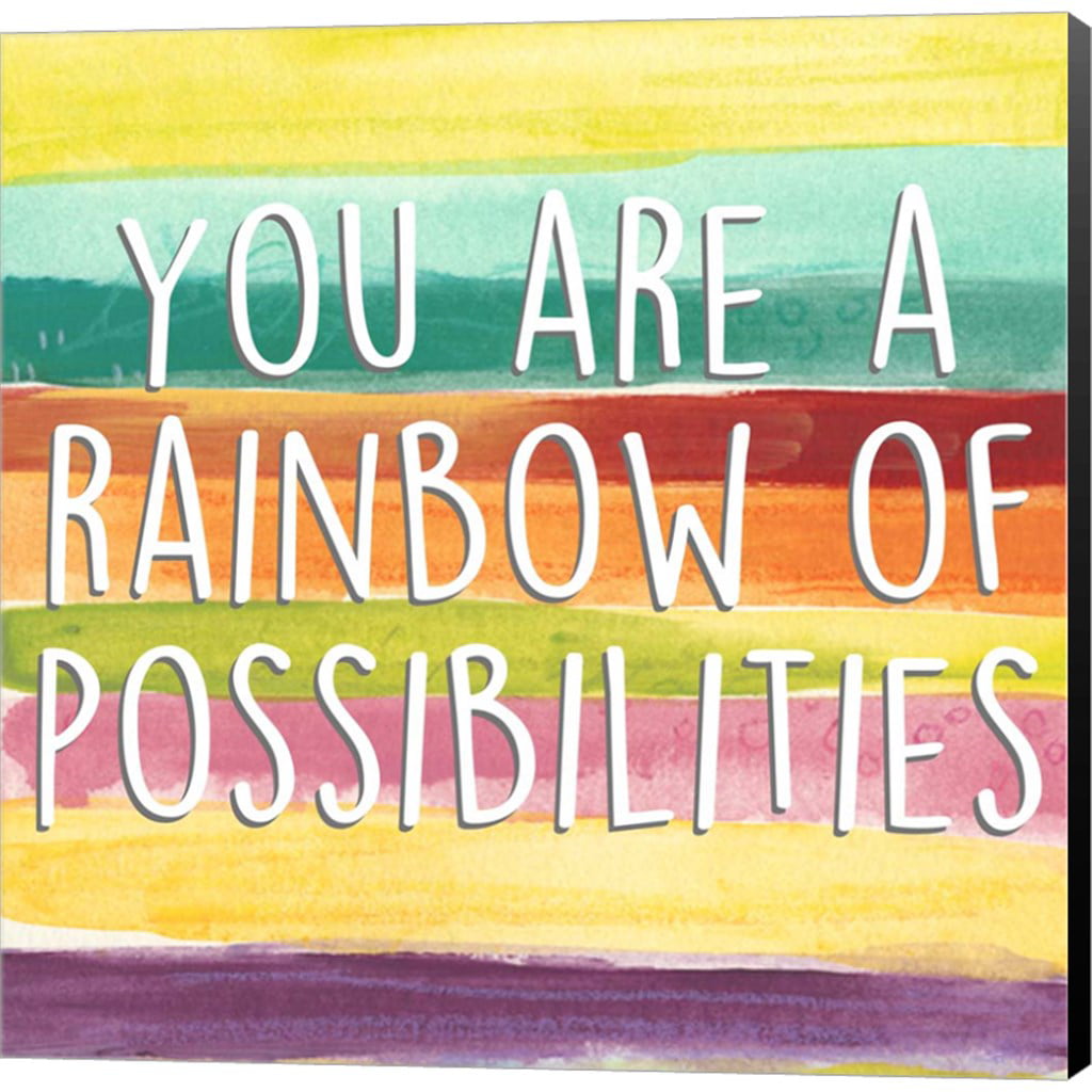 Great Art Now Rainbow of Possibilities II by Studio W, Canvas Wall Art ...