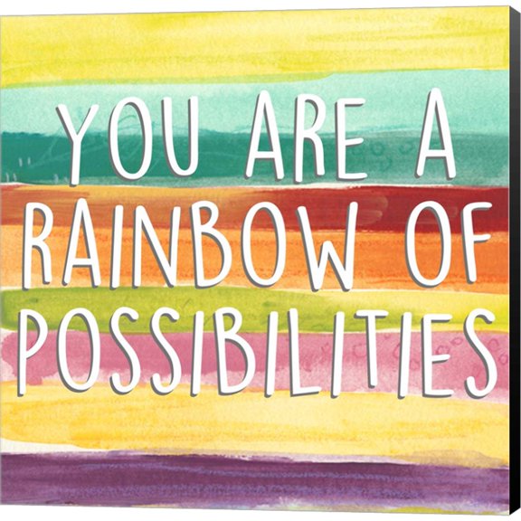 Great Art Now Rainbow of Possibilities II by Studio W, Canvas Wall Art, 12W x 12H
