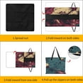 thumbnail image 3 of Marble Texture Picnic Blanket Waterproof Outdoor Beach Blanket Hand-held Pad Suitable for Travel, Camping, Beach, Family Gatherings, 3 of 7