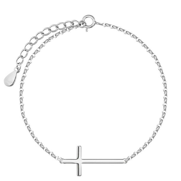 1 pulsera cruzada de moda, elegante brazalete de estilo dulce, adorno para el brazo, joyería