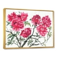 thumbnail image 3 of Designart 'Ancient Purple Azalea Flower' Traditional Framed Canvas Wall Art Print, 3 of 5