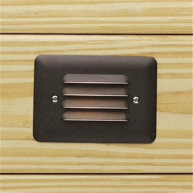 Kichler Lighting 15782AZT27R 2700K Warm-White LED Mini Step Light, Textured Architectural Bronze - 1W