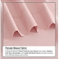 thumbnail image 6 of RUVANTI 100% Organic Cotton Sheets -Split King Sheet - 5 Piece Percale Weave Bedding, Crisp, Cooling & Breathable, Soft & Durable, 16" Deep Pocket, Hotel Quality Sábanas - Peach Skin, 6 of 10