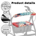 thumbnail image 4 of HELLHERO Anti-Slip Cover Back Rest Covers Rollator Seat Covers Father Christmas for Elder Removable and Washable Removable, 4 of 6
