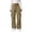 #01Khaki, variant on Cargo Pants Women Quick Dry Parachute Hiking Pants with Pockets Elastic Waist Lightweight Water Resistant Joggers Gray XL