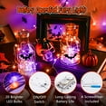 thumbnail image 4 of KOMI 12 Pack LED Fairy Lights Battery Operated String Lights - 7ft 20LED Waterproof Silver Wire Firefly Starry Moon Lights for DIY Crafts Wedding Table Centerpieces Party Bedroom Christmas, 4 of 7
