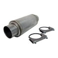 thumbnail image 3 of MBRP R2009 4 Inch Single Inlet Resonator 12 Inch Long Exhaust Tip, Silver, 3 of 9