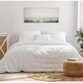 thumbnail image 6 of Kate and Laurel Sylvie Pale Sky Framed Canvas Wall Art by Emiko and Mark Franzen of F2Images, 18x40 White, Simple Skyline Landscape Nature Art for Wall, 6 of 7