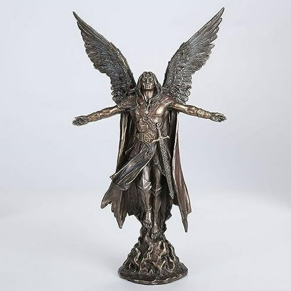 Ascending Saint Michael Archangel Statue 11-inch