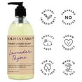 thumbnail image 4 of Antibacterial Hand Soap By Olivia Care ? Infused with Sage & Tea Tree Oil & Lavender Thyme Fragrance, Cleansing, Germ-Fighting, Moisturizing Hand Wash for Kitchen & Bathroom - Gentle, Mild ? 14 FL OZ, 4 of 5