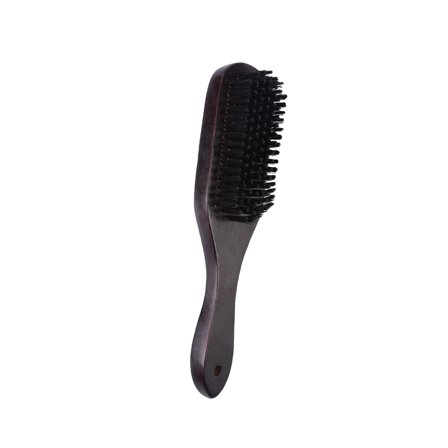 OATIPHO 1Pc Bristles Beard Brush Coffee Color Portable Wooden Handle for Easy Beard Cleaning and Styling