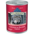 thumbnail image 3 of (3 pack) Blue Buffalo Wilderness Adult Wet Dog Food Salmon & Chicken Grill, 12.5-oz. Can, 3 of 13