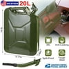 AMSUPER Jerry Can 5 Gallon 20L Gas Fuel Gasoline Tank Emergency Army Backup Duty Steel