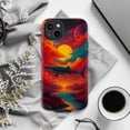 thumbnail image 5 of Cosmic Whale Shark Touch Case – Dual Layer Phone Case for iPhone 11 12 13 14 15 16 Pro Max – Fantasy Sunset Space Ocean Design, 5 of 6