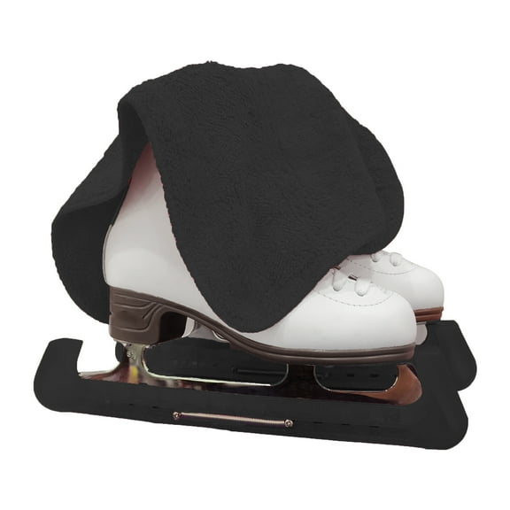 LIUHUO Ice Skate Blade Covers Skate Blade Protector Protective Universal with Towel Skating Covers Skate Covers Black
