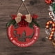 thumbnail image 5 of Adornos colgantes de madera para Navidad, decoración de pared navideña para puerta de entrada, corona redonda de bienvenida, percha de madera con luces, decoración diaria para puerta de, 5 of 5