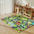 thumbnail image 4 of ASPILLOW Kids Play Rug, Non-Slip Traffic Road Car Carpet for Kids, Washable Soft Rug for Playroom Boys Bedroom Classroom,4x5ft, 4 of 8