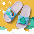 thumbnail image 2 of Rush Boys and Girls Sandals Slippers Dinosaur Summer Non-slip Soft Swimming Pool Outdoor Beach Indoor Bathroom Bathing Shower ---- Light Pink（Size 24/25） S266, 2 of 4