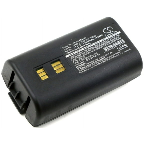 Replacement Battery For Datalogic 7.4v 2600mAh / 19.24Wh BarCode, Scanner