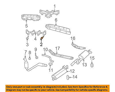 Dodge CHRYSLER OEM 04-07 Durango 4.7L-V8-Exhaust Manifold Stud 6508066AA