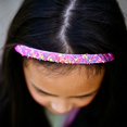 thumbnail image 3 of FROG SAC 4 Thin Headbands for Girls - Sequin Headband Set for Kids, Sprinkle Hair Bands for Children, Cute Toddler Hair Accessories (Multicolor Sprinkles, Kids), 3 of 9