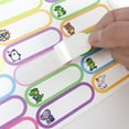 thumbnail image 2 of OULII 10 Feuilles d'Autocollants de Noms Inscriptibles en Couleurs Assorties pour Usage Parent, 2 of 7