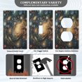 thumbnail image 5 of Switch Panel Switch Decoration 2.76x4.53x0.28 Inches Duplex Outlets Switch Plate Wall Plates Living Room Kitchen Bedroom Study Switches Color Galaxy Picture, 5 of 8