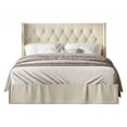 thumbnail image 2 of Billy Touffeté Plate-Forme Rembourrée Bed Beige - Très Grand, 2 of 5