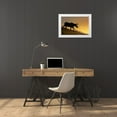thumbnail image 3 of Schell, Jennie Marie 18x13 White Modern Wood Framed Museum Art Print Titled - Moose Walking Silhouette, 3 of 4