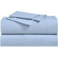 thumbnail image 2 of sheetsnthings Solid Percale 300TC California King Unattached Waterbed Sheets (Blue) Soft 4-Piece Waterbed Sheet Set, 2 of 7