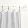 thumbnail image 3 of Exclusive Home Bari Light Filtering Spiral Loop Tab Top Curtain Panels, 54"x108", Silver, Set of 2, 3 of 7