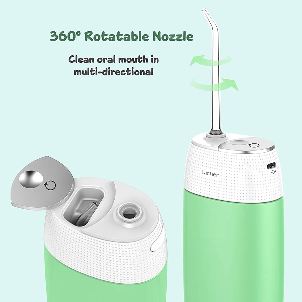 Canddidliike Oral Irrigator with 3 Modes IPX7 Waterproof - Green Canddidliike Oral Irrigator with 3 Modes IPX7 Waterproof - Green