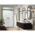 thumbnail image 6 of Kohler 702423-L-BNK 78 x 59.62 in. Levity Plus Frameless Sliding Shower Door with 0.31 in. Thick Crystal Clear Glass - Anodized Brushed Nickel, 6 of 9
