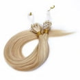 thumbnail image 6 of MY-LADY Balayage Micro Loop Ring 100% Remy Human Hair Extensions Thick Invisible Nano Beads Micro Link Hairpiece 50S 1G, 6 of 10