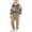 Multicolor T, variant on Stamzod Boys Sweatsuit Set 2 Piece Long Sleeve Flannel Plaid Shirt Hoodie and Jogger Pants Fall Winter 12 Month Boy Clothes Multicolor Y 70