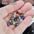 thumbnail image 4 of U8MO 3mm 4mm 6mm 8mm Round 32 Facets Crystal Glass Loose Crafts Beads Wholesale Lot-Clear-6mm (100pcs), 4 of 6